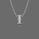 Letter "I" Gold Pendant