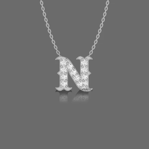 Letter "N" Gold Pendant