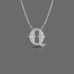 Letter "Q" Gold Pendant