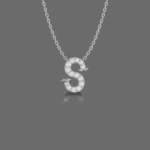 Letter "S" Gold Pendant