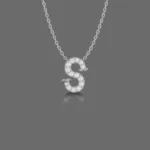 Letter "S" Gold Pendant