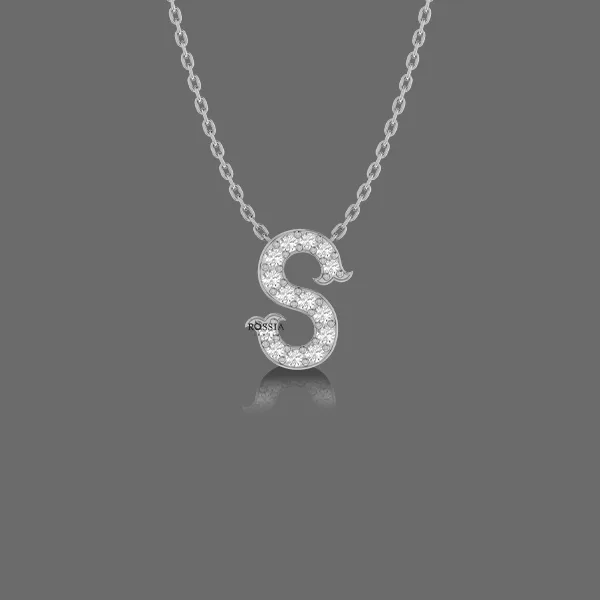 Letter "S" Gold Pendant