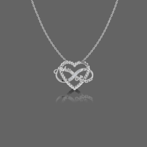 Eloquent Love Infinity Name Pendant
