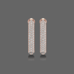 Boho Beauty Hoops Diamond Earrings