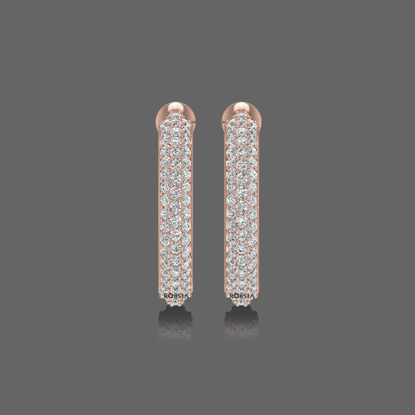 Boho Beauty Hoops Diamond Earrings