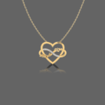 Heart Infinity Name Pendant