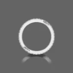 Dainty Textured Wedding Band