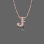 Letter "J" Gold Pendant
