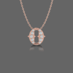 Letter "O" Gold Pendant