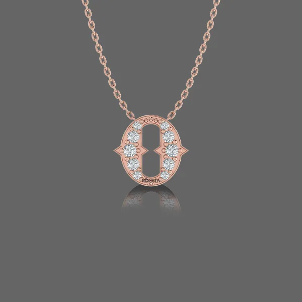 Letter "O" Gold Pendant