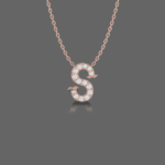 Letter "S" Gold Pendant
