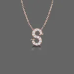 Letter "S" Gold Pendant