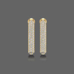 Boho Beauty Hoops Diamond Earrings