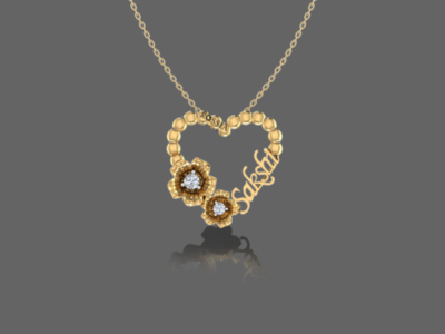 Forever Love Personalised Name Pendant