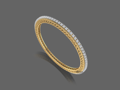 Dazzling Aurora Diamond Bangles