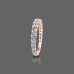 Solemn Diamond Wedding Band