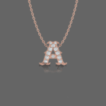 Letter "A" Gold Pendant