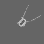 Letter "D" Gold Pendant