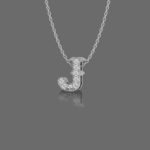 Letter "J" Gold Pendant