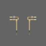 Glistening Diamond Ear Cuff