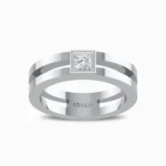 Apollo-Natural-Men’s-Ring-White-Gold-Front-View