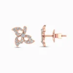 Charming Floral Diamond Earring