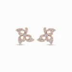 Charming Floral Diamond Earring