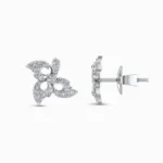 Charming Floral Diamond Earring