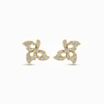 Charming Floral Diamond Earring