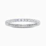 Deific-Natural-Diamond-Wedding-Band-White-Gold-Front-View