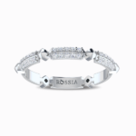 Dewdrop-Duple-Bling-Natural-Diamond-Band-White-Gold-Front-View