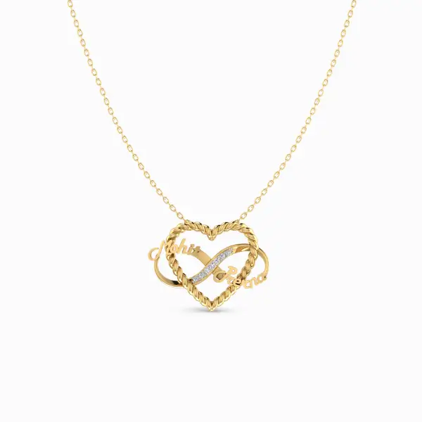 Eloquent-Love-Infinity-Name-Pendant-Yellow-Gold-Front-View Eloquent-Love-Infinity-Name-Pendant-Yellow-Gold-Front-View