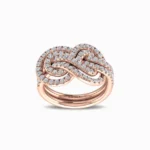 Endearing-Swirl-Natural-Diamond-Cocktail-Ring-Rose-Gold-Front-View