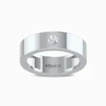 Gideon-Natural-Diamond-Ring-For-Men-White-Gold-Front-View