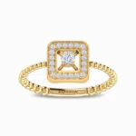 Princess Halo Lab Grown Diamond Ring