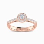 Marvelous-Natural-Diamond-Ring-Rose-Gold-Front-View