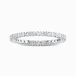 Natural-Diamond-Auroral-Wedding-Band-Whie-Gold-Front-View