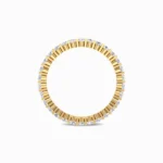 Natural-Diamond-Auroral-Wedding-Band-Yellow-Gold-Basket-View