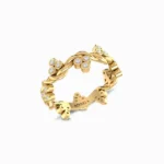 Osier-Berry-Bling-Natural-Diamond-Wedding-Band-Yellow-Gold-Side-View