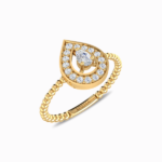 Pear-Halo-Lab-Grown-Diamond-Ring-Yellow-Gold-Side-View