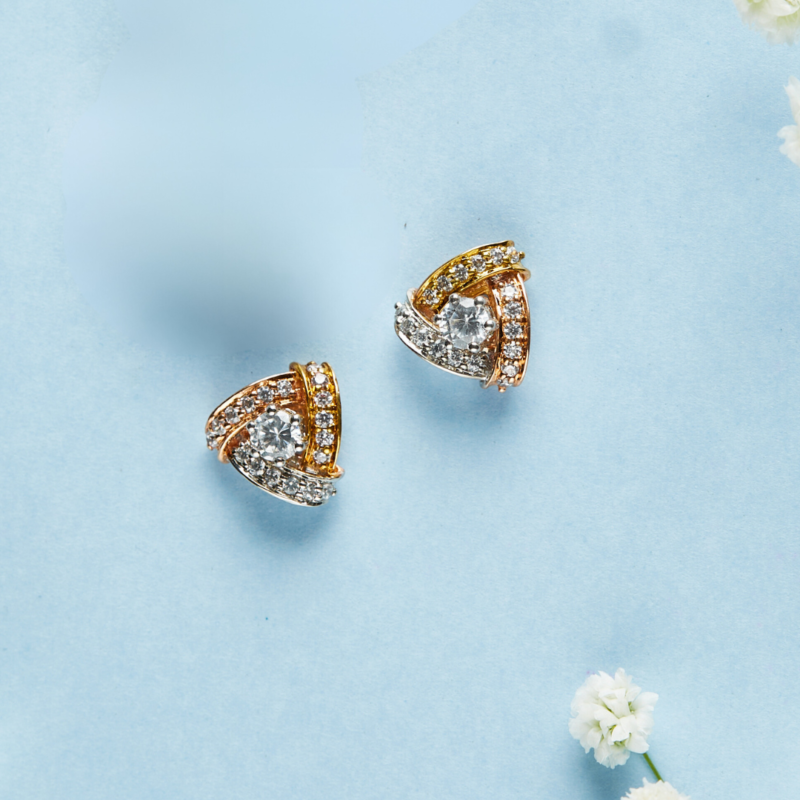 Trinity Diamond For Women Studs