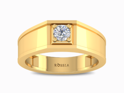 Signature Masculine Spark Natural Diamond Ring For Men