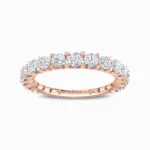 Solemn Natural Diamond Wedding Band
