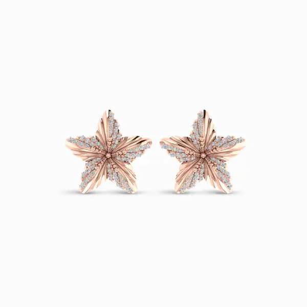 Star Studded Diamond Earring