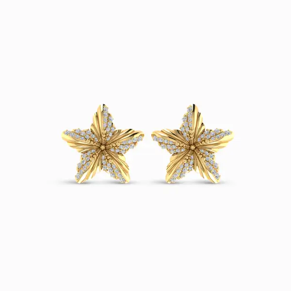 Star Studded Diamond Earring