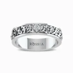 Triquetra Natural Diamond Men's Ring