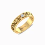 Triquetra Natural Diamond Men's Ring