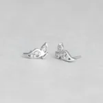 Sparkling Elegance Diamond Butterfly Earrings For Kids