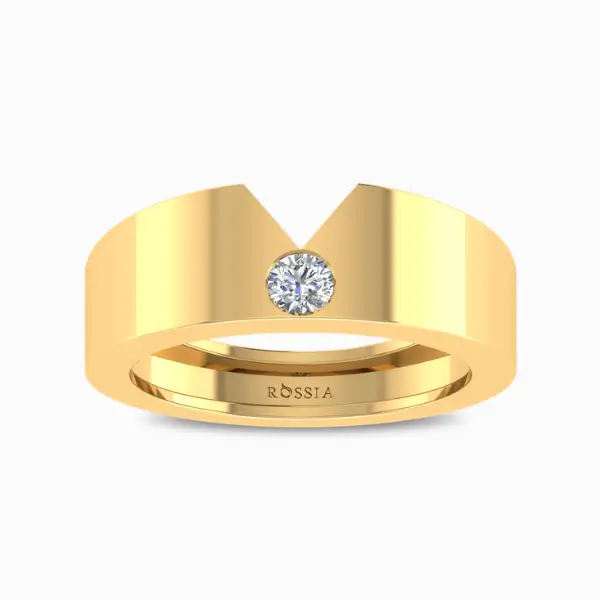 Versatile Solitaire Ring for Him