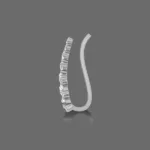 Glam Ear Crawler Stud Earrings